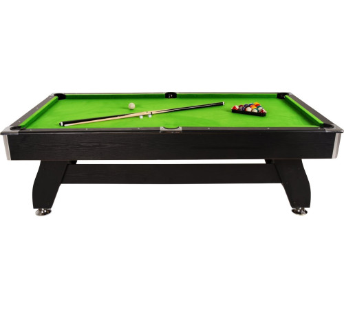 Більярдний стіл Thunder 8FT BOLD-BLACK, 252 х 140 х 80 см - зелено-чорний