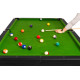 Більярдний стіл Thunder 8FT BOLD-BLACK, 252 х 140 х 80 см - зелено-чорний
