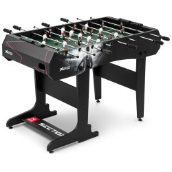 Настільний футбол Hop-Sport Secto, 120 x 61 x 81,5 см - чорно-білий