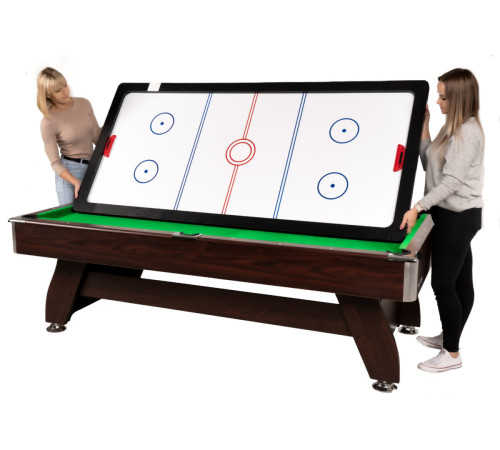Більярдний стіл 3в1 THUNDER 8FT BOLD-BROWN з покриттям для аерохокею/пінг-понгу, 244 х 132 х 81 см Більярдний стіл 3в1 THUNDER 8FT BOLD-BROWN з покриттям для аерохокею/пінг-понгу, 244 х 132 х 81 см