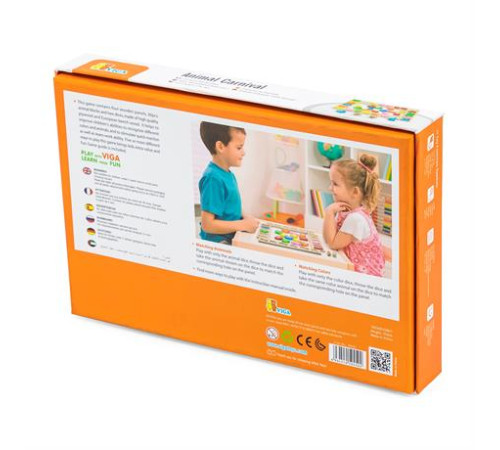 Настільна гра Viga Toys "Карнавал тваринок" 50450 Настільна гра Viga Toys "Карнавал тваринок" 50450