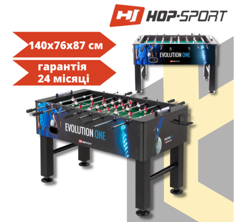Настільний футбол Hop-Sport Evolution, 140 x 75,5 x 86,5 см Настільний футбол Hop-Sport Evolution, 140 x 75,5 x 86,5 см