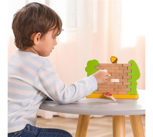 Настільна гра Viga Toys "Стіна з цеглинок" 44566 Настільна гра Viga Toys "Стіна з цеглинок" 44566