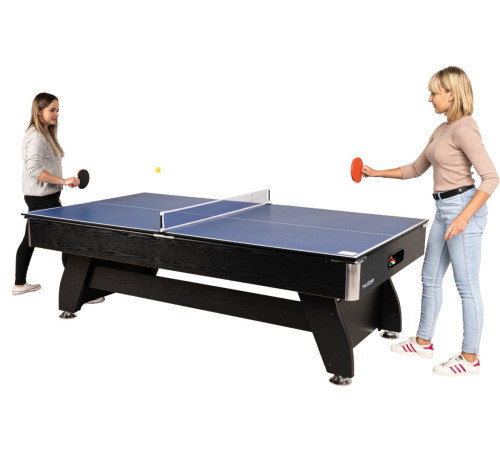 Більярдний стіл THUNDER 9FT BOLD-BLACK з покриттям для пінг-понгу/обіднього столу,