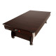 Більярдний стіл THUNDER 7FT BOLD-BROWN з покриттям для пінг-понгу/обіднього столу, 214 х 122 х 81 см