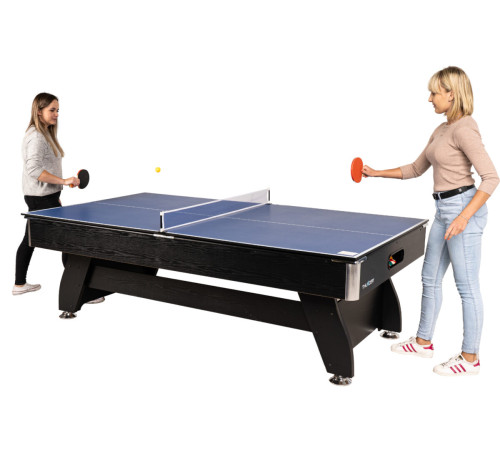 Більярдний стіл THUNDER 7FT BOLD-BLACK з покриттям для пінг-понгу/обіднього столу, 214 х 122 х 81 см