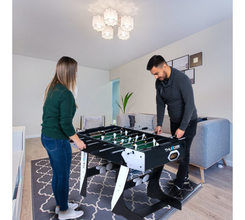 Настільний футбол THUNDER складний 4FT HEXAGON, 121,5 х 61 х 79 см