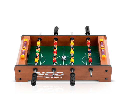 Настільний футбол Neo-Sport NS-439, 34,5 x 22 x 7 см, коричневий