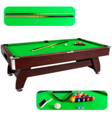 Більярдний стіл THUNDER 7FT BOLD-BROWN, 214 х 122 х 81 см