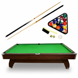 Більярдний стіл THUNDER BOLD-BROWN 7FT, 214 х 122 х 81 см