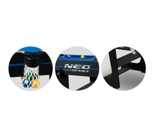 Більярдний стіл з аксесуарами Neo-Sport NS-808, 183 x 92 x 81 см Більярдний стіл з аксесуарами Neo-Sport NS-808, 183 x 92 x 81 см