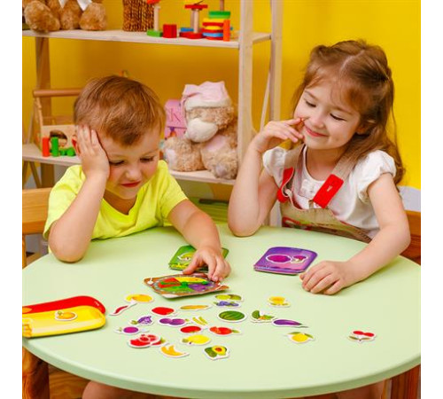 Настільна гра-сортер Vladi Toys "Смачний урожай" VT1804-41 Настільна гра-сортер Vladi Toys "Смачний урожай" VT1804-41