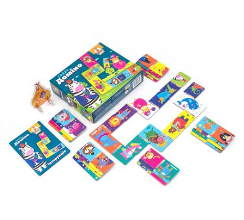Настільна гра Vladi Toys "Crazy Доміно" VT8055-10 Настільна гра Vladi Toys "Crazy Доміно" VT8055-10