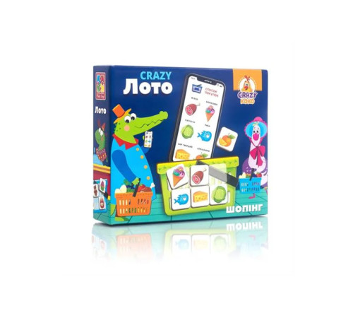 Настільна гра Vladi Toys "Crazy Лото" VT8055-09 Настільна гра Vladi Toys "Crazy Лото" VT8055-09