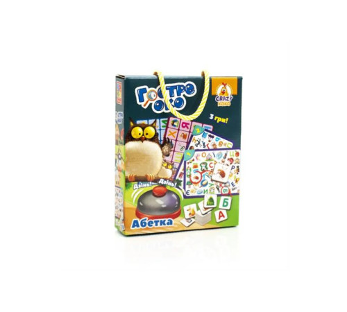 Настільна гра Vladi Toys "Гостре око Абетка зі дзвоником" VT8010-14 Настільна гра Vladi Toys "Гостре око Абетка зі дзвоником" VT8010-14
