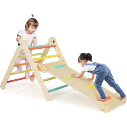 Дитячий набір для скелелазіння 3в1 Costway, різнокольоровий