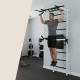 Шведська стінка Małpiszon Gamma Workout Grand 224 х 95 см з турніком та поручнями, біла