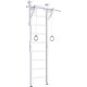 Шведська стінка Małpiszon Kometa Eco 1 234 х 111 см, біла