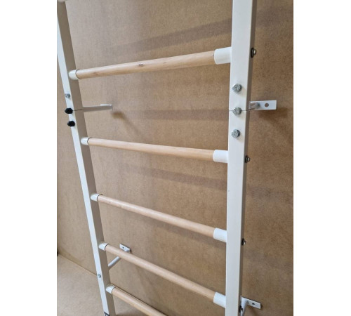 Шведська стінка Małpiszon Sport Child 210 х 50 см, біла