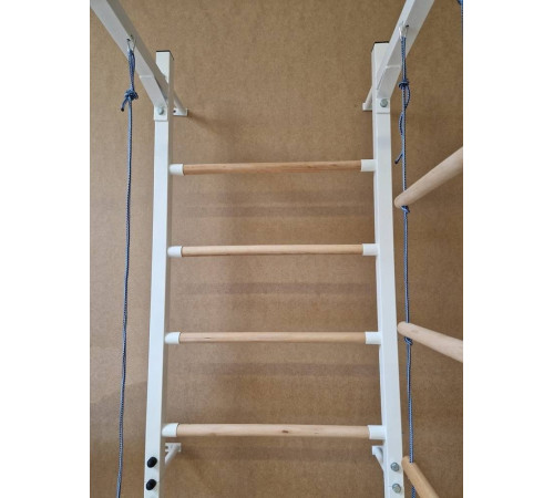 Шведська стінка Małpiszon Sport Child 210 х 50 см, біла