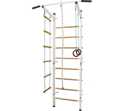 Шведська стінка Małpiszon Sport Child 210 х 50 см, біла