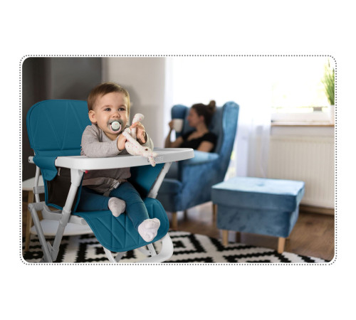 Стільчик для годування Ricokids Nuco синій Стільчик для годування Ricokids Nuco синій