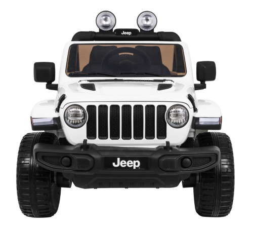 Дитяча акумуляторна машинка Jeep Wrangler Rubicon Біла Дитяча акумуляторна машинка Jeep Wrangler Rubicon Біла