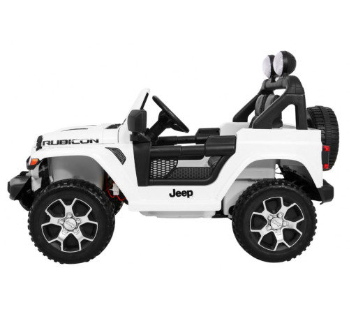 Дитяча акумуляторна машинка Jeep Wrangler Rubicon Біла Дитяча акумуляторна машинка Jeep Wrangler Rubicon Біла
