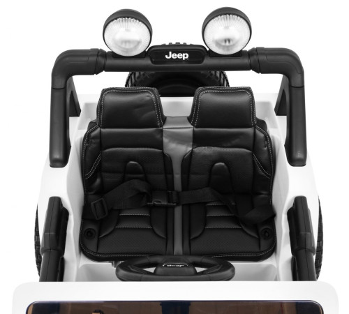 Дитяча акумуляторна машинка Jeep Wrangler Rubicon Біла Дитяча акумуляторна машинка Jeep Wrangler Rubicon Біла