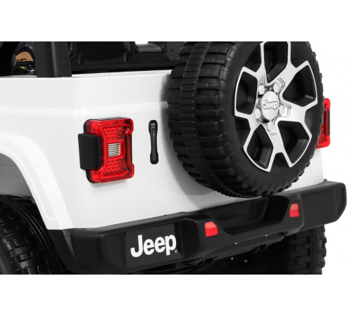 Дитяча акумуляторна машинка Jeep Wrangler Rubicon Біла Дитяча акумуляторна машинка Jeep Wrangler Rubicon Біла