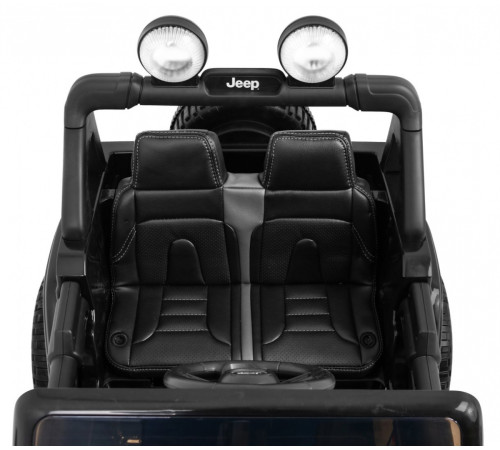 Дитяча акумуляторна машинка Jeep Wrangler Rubicon Чорна
