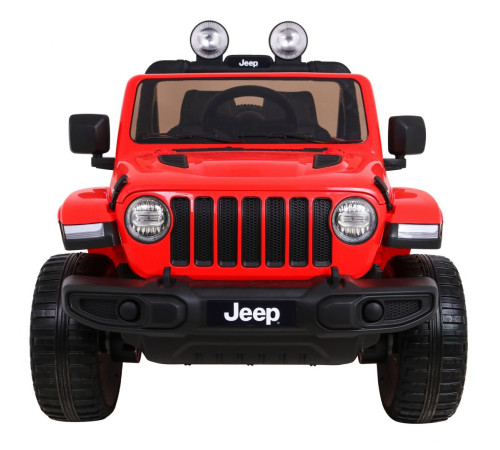 Дитяча акумуляторна машинка Jeep Wrangler Rubicon Червона Дитяча акумуляторна машинка Jeep Wrangler Rubicon Червона