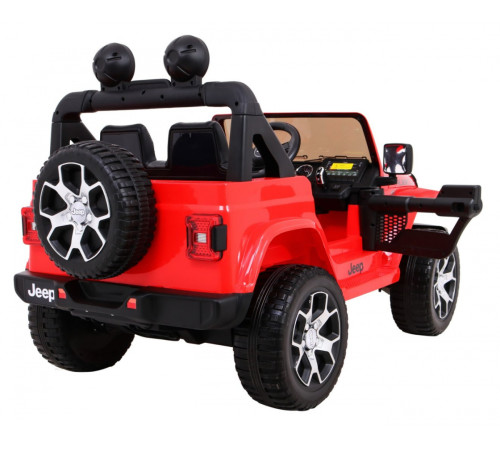 Дитяча акумуляторна машинка Jeep Wrangler Rubicon Червона Дитяча акумуляторна машинка Jeep Wrangler Rubicon Червона