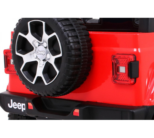 Дитяча акумуляторна машинка Jeep Wrangler Rubicon Червона Дитяча акумуляторна машинка Jeep Wrangler Rubicon Червона