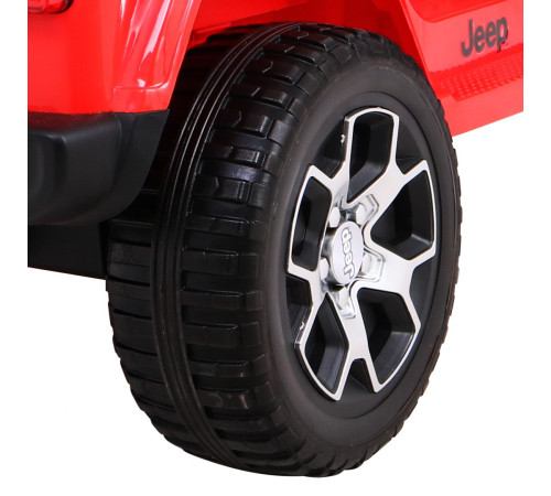 Дитяча акумуляторна машинка Jeep Wrangler Rubicon Червона Дитяча акумуляторна машинка Jeep Wrangler Rubicon Червона