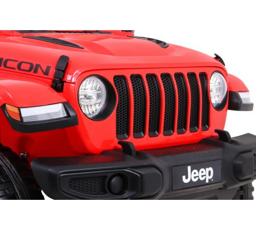 Дитяча акумуляторна машинка Jeep Wrangler Rubicon Червона Дитяча акумуляторна машинка Jeep Wrangler Rubicon Червона