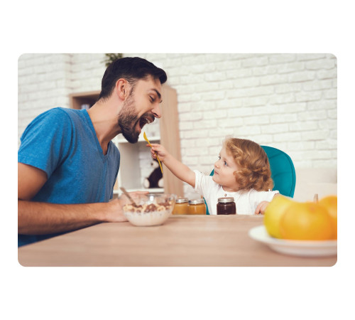 Стільчик для годування Ricokids Tulo синій Стільчик для годування Ricokids Tulo синій