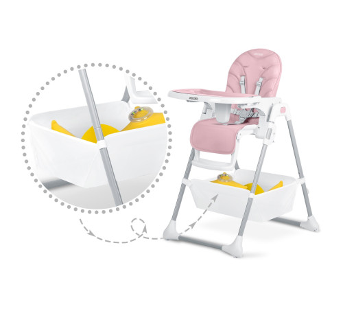 Стільчик для годування Ricokids Tulo рожевий Стільчик для годування Ricokids Tulo рожевий