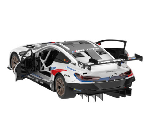 BMW M8 GTE білий RASTAR модель 1:18 Автомобіль на дистанційному керуванні + обвіс + пульт 2,4 ГГц
