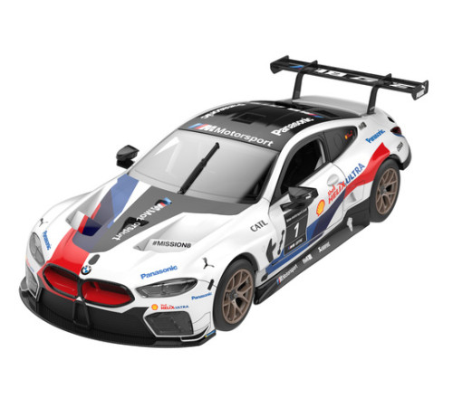 BMW M8 GTE білий RASTAR модель 1:18 Автомобіль на дистанційному керуванні + обвіс + пульт 2,4 ГГц