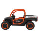 Дитячий акумуляторний автомобіль фермерський UTV Racing White
