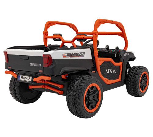 Дитячий акумуляторний автомобіль фермерський UTV Racing White Дитячий акумуляторний автомобіль фермерський UTV Racing White