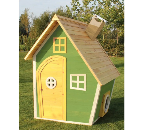 Будиночок дерев'яний EXIT Fantasia 128 х 108 х 171 см - зелений