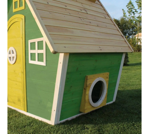 Будиночок дерев'яний EXIT Fantasia 128 х 108 х 171 см - зелений