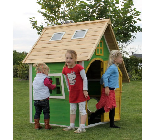 Будиночок дерев'яний EXIT Fantasia 128 х 108 х 171 см - зелений