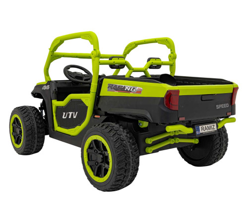 Дитяча акумуляторна вантажівка фермерська UTV Racing Green Дитяча акумуляторна вантажівка фермерська UTV Racing Green