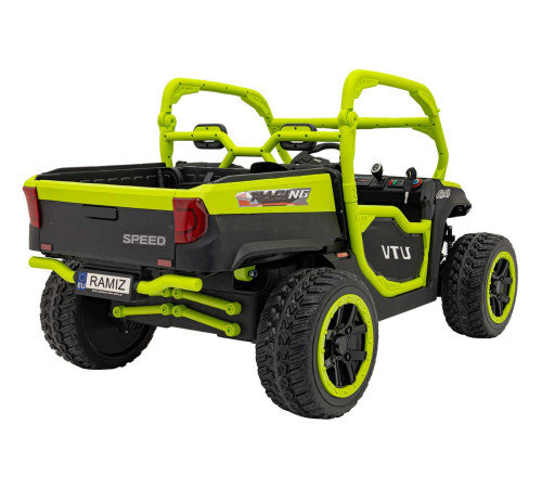 Дитяча акумуляторна вантажівка фермерська UTV Racing Green Дитяча акумуляторна вантажівка фермерська UTV Racing Green