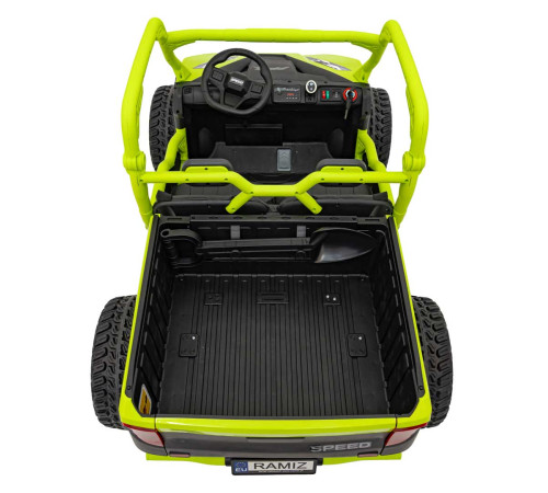 Дитяча акумуляторна вантажівка фермерська UTV Racing Green Дитяча акумуляторна вантажівка фермерська UTV Racing Green