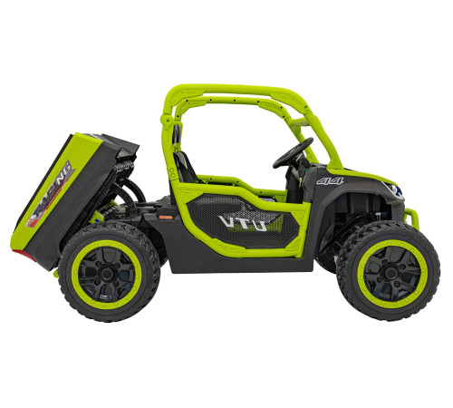 Дитяча акумуляторна вантажівка фермерська UTV Racing Green Дитяча акумуляторна вантажівка фермерська UTV Racing Green