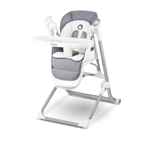 Крісло-гойдалка Lionelo NILES GREY для годування 2 в 1, 105 х 58 х 81 см - біло-сіра Крісло-гойдалка Lionelo NILES GREY для годування 2 в 1, 105 х 58 х 81 см - біло-сіра